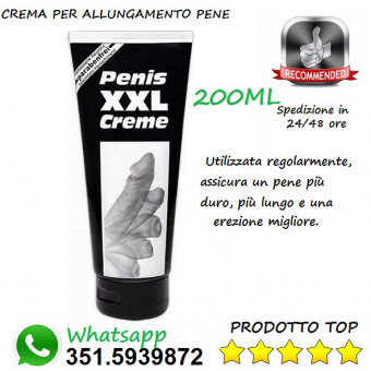 Crema Maschile allungamento e erezione per il pene Penis XXL Crem 200ml